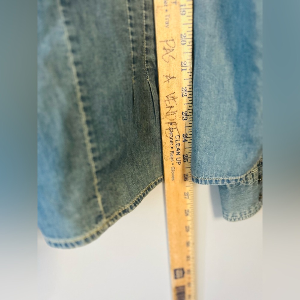Wrangler embroidered denim shirt - Picture 9 of 16